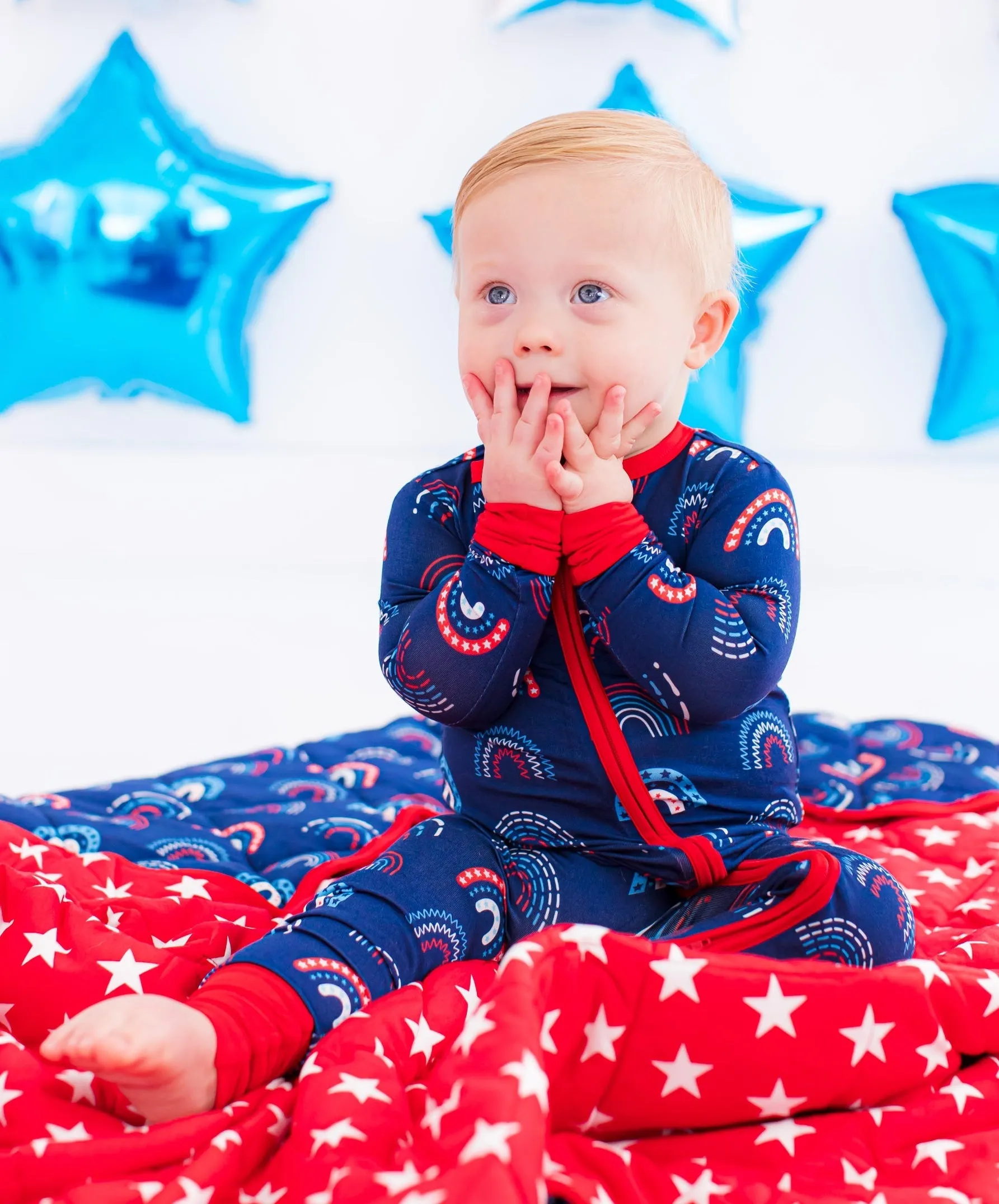 Anthem/star Toddler Birdie Quilt