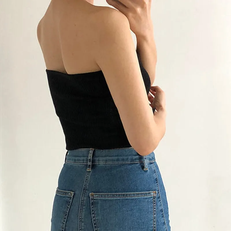 Basic Crop Bandeau Top
