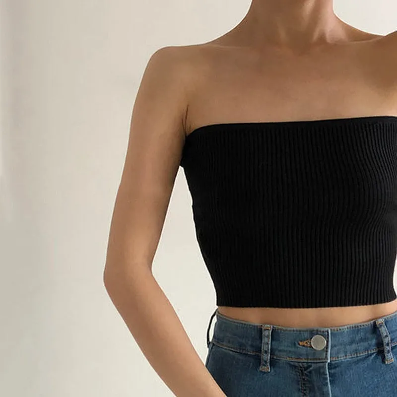 Basic Crop Bandeau Top