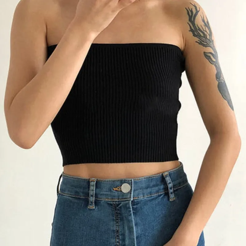 Basic Crop Bandeau Top