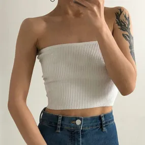 Basic Crop Bandeau Top
