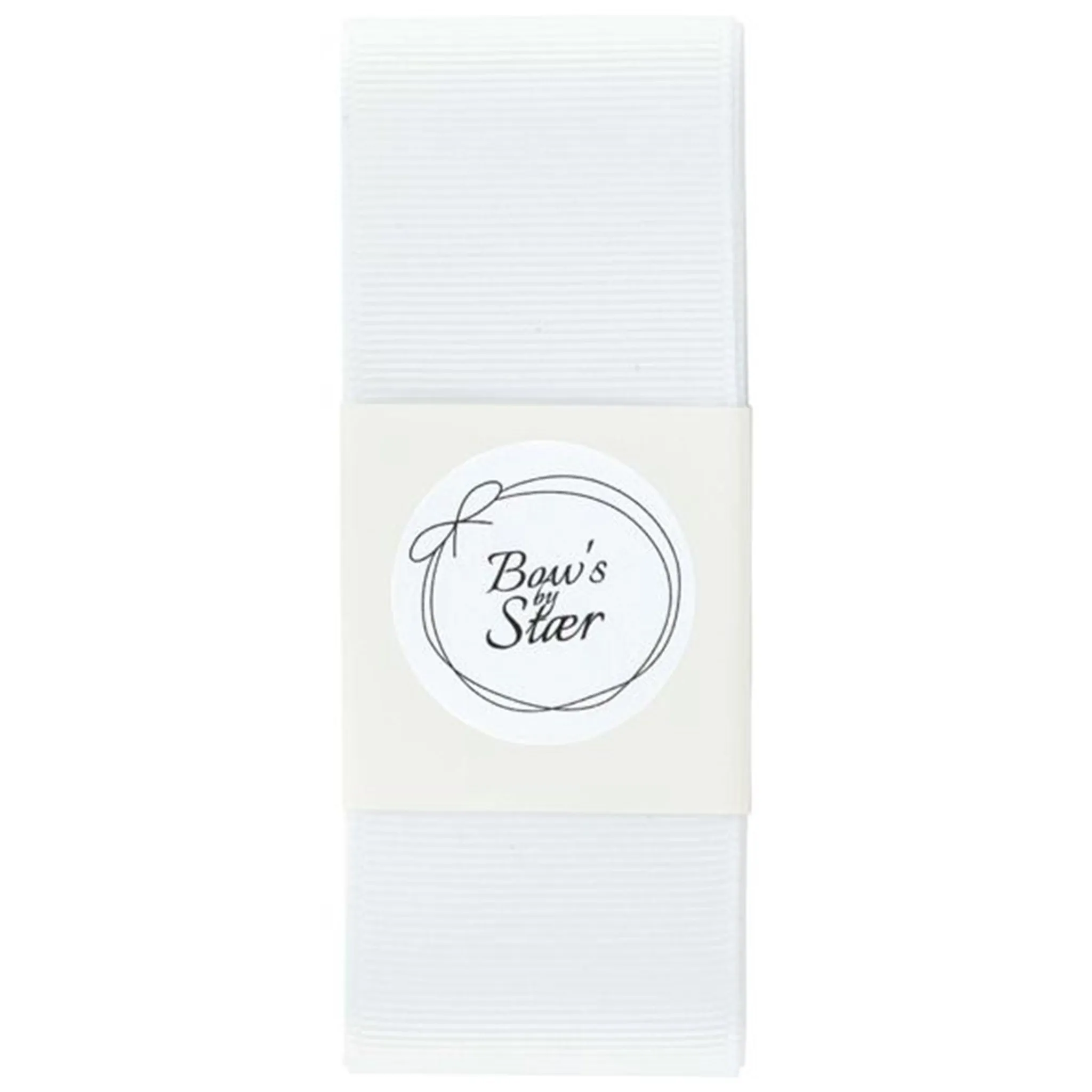 Bow's by Stær Christening Ribbon White