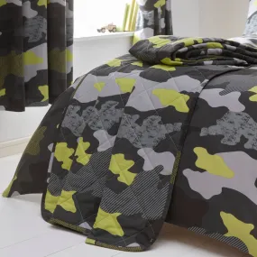 Camo Quilted Throw