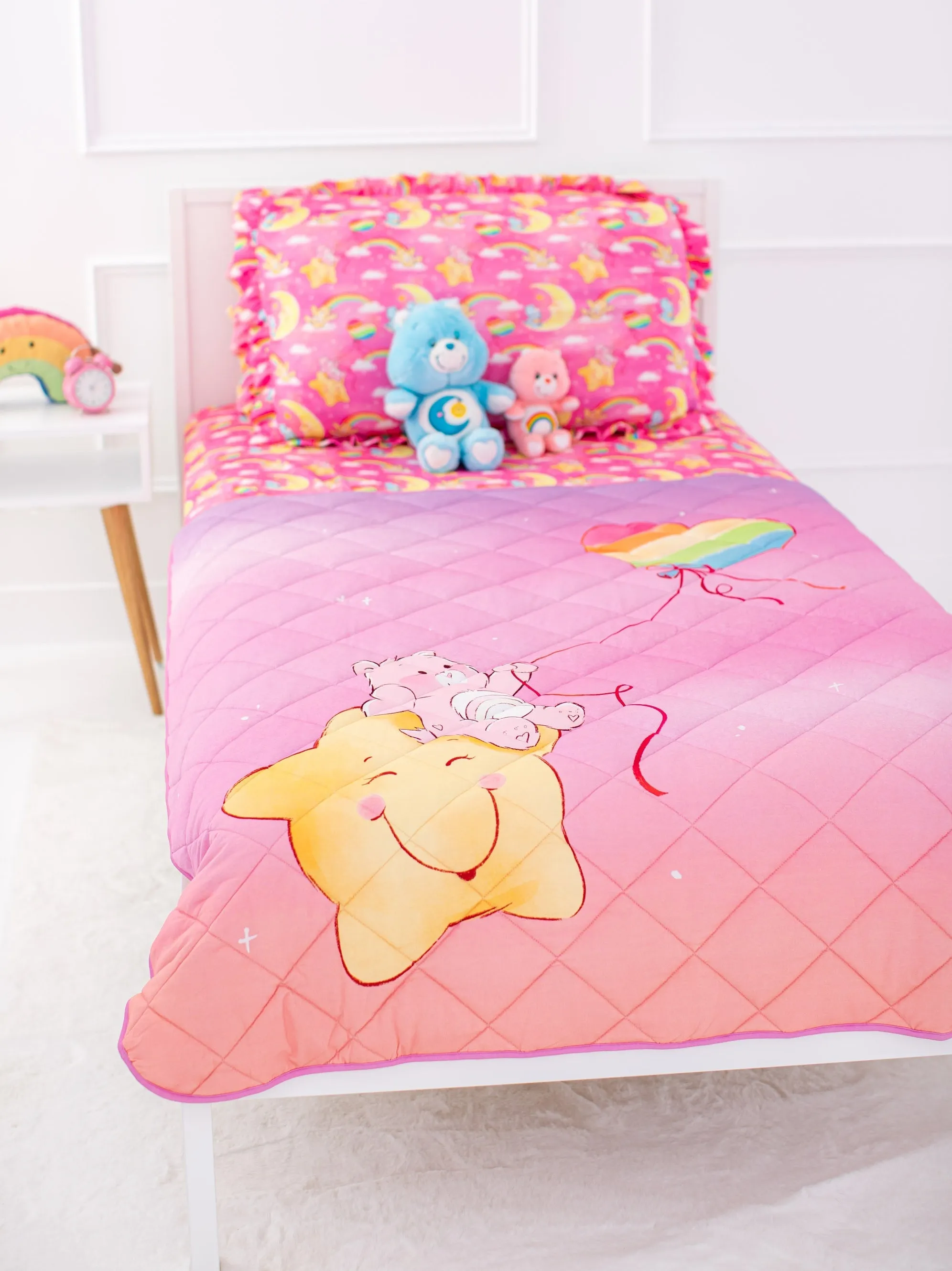 Care Bears Baby™ Pink Stars Toddler Birdie Quilt