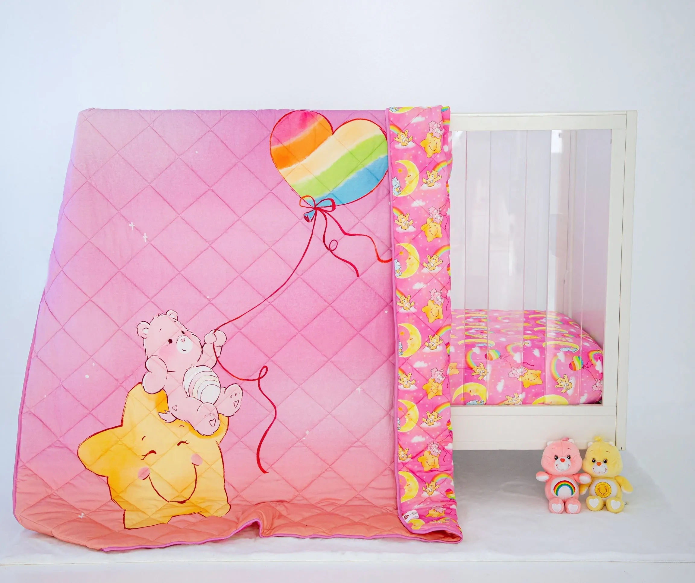 Care Bears Baby™ Pink Stars Toddler Birdie Quilt