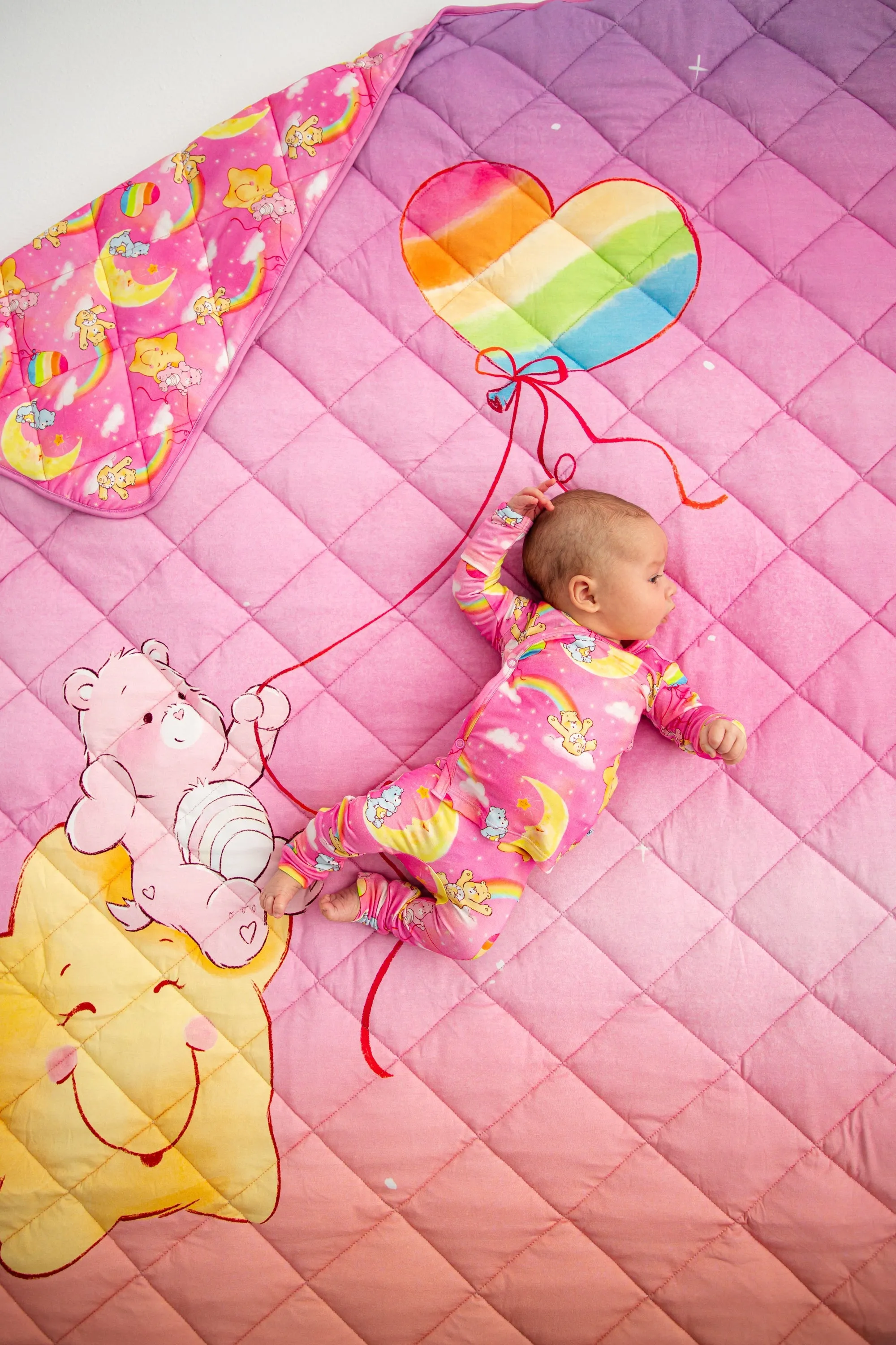 Care Bears Baby™ Pink Stars Toddler Birdie Quilt