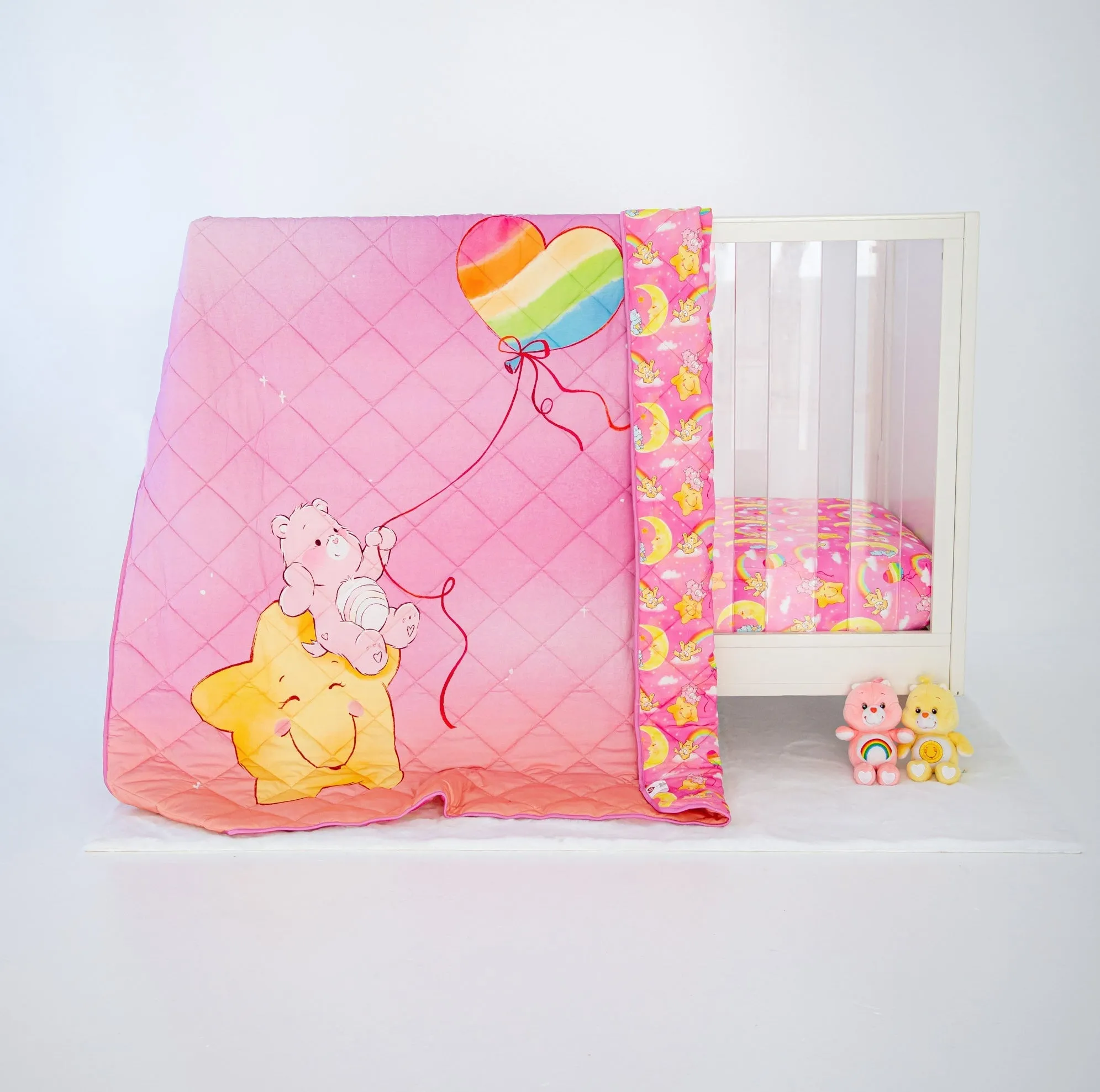 Care Bears Baby™ Pink Stars Toddler Birdie Quilt