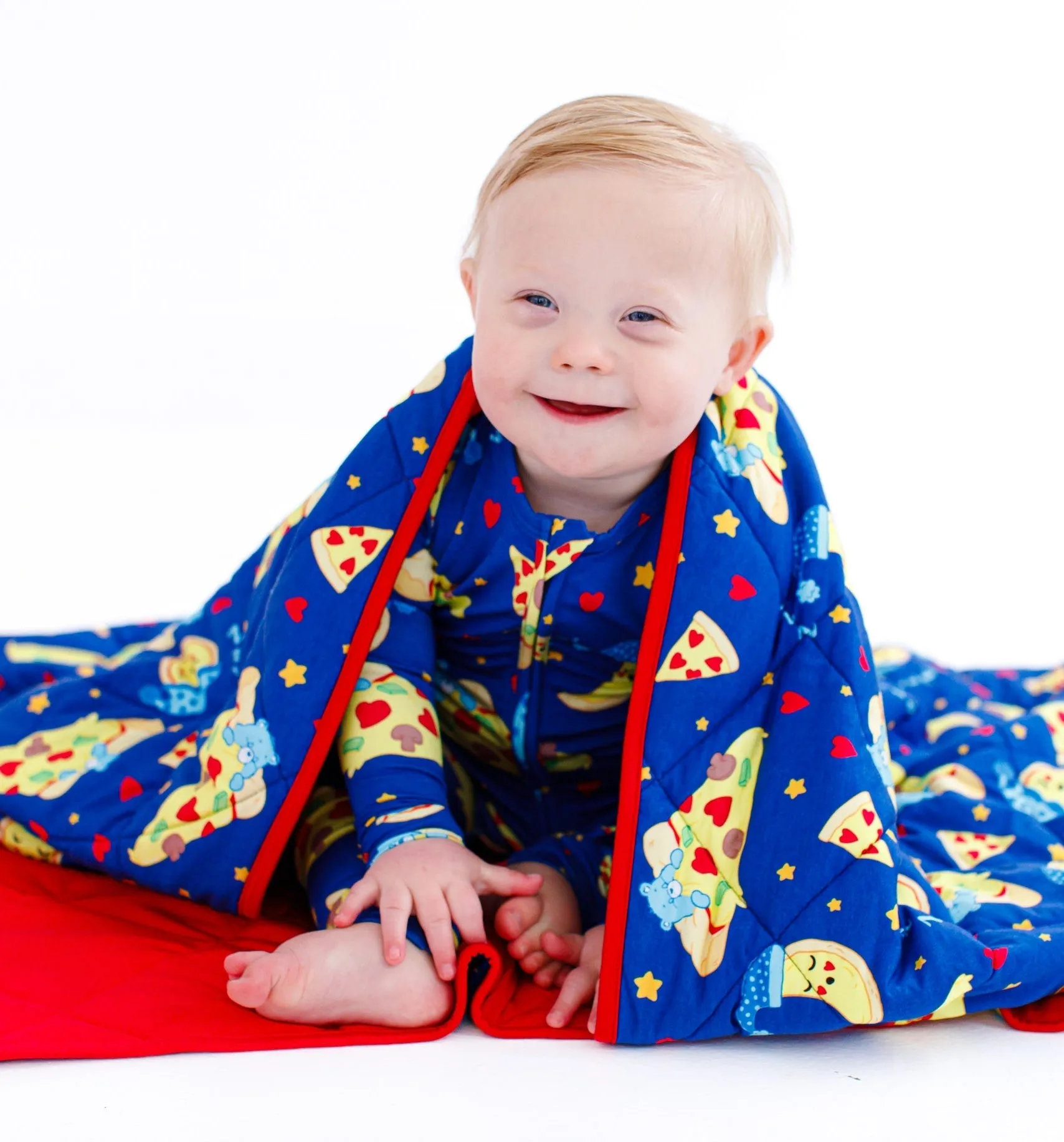 Care Bears™ Bedtime Pizza Toddler Birdie Quilt
