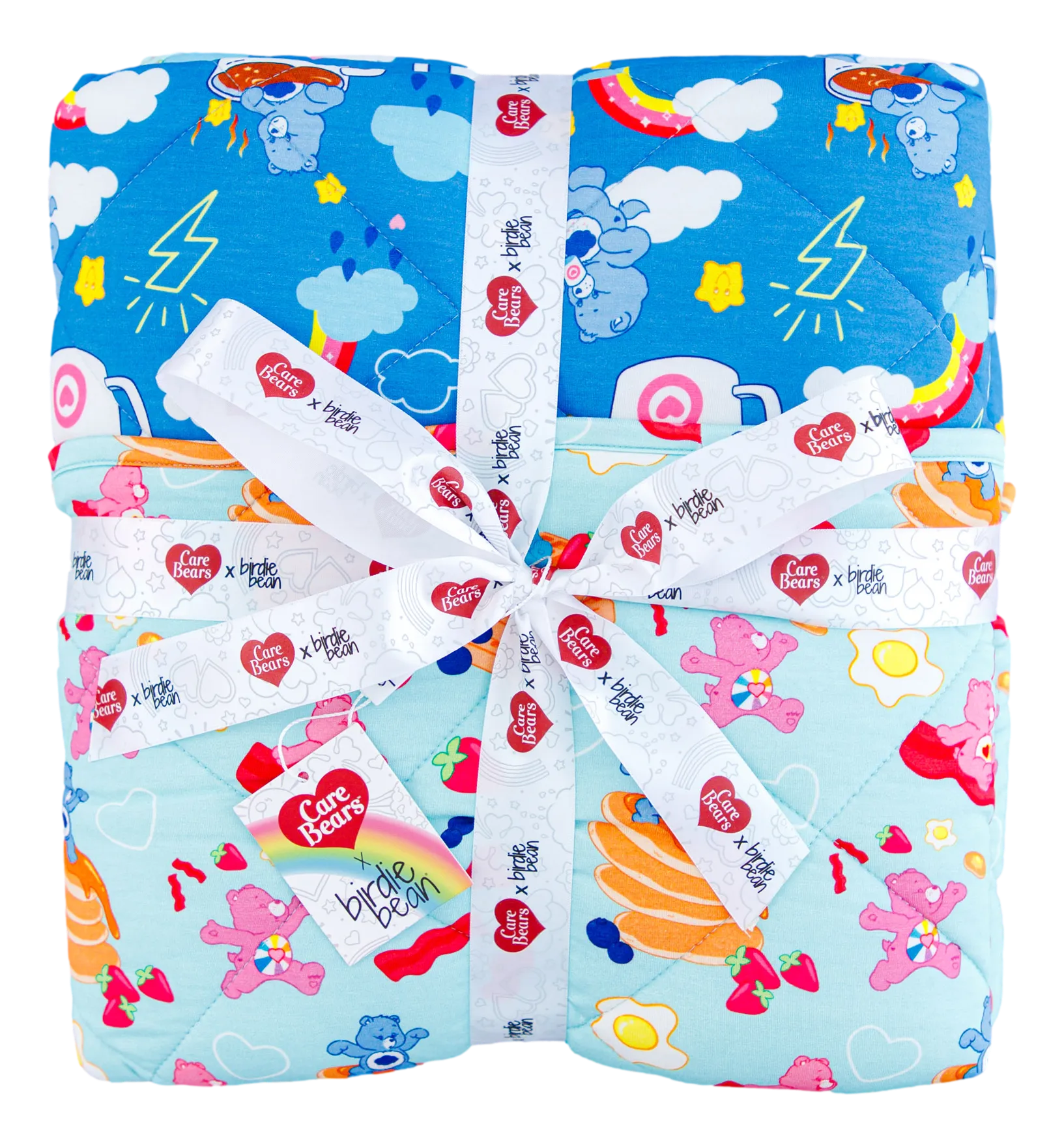 Care Bears™ Breakfast Bears/grumpy Coffee Toddler Birdie Quilt