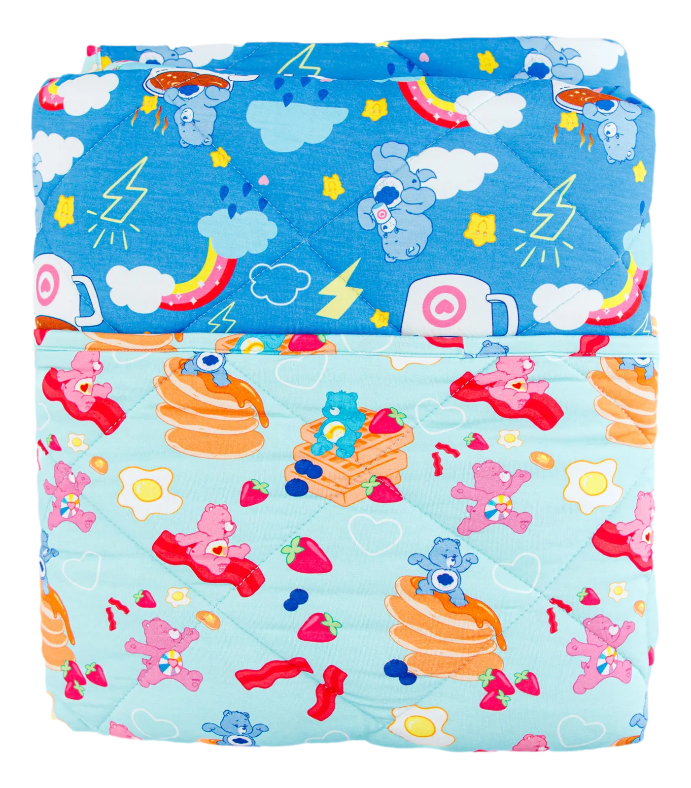 Care Bears™ Breakfast Bears/grumpy Coffee Toddler Birdie Quilt