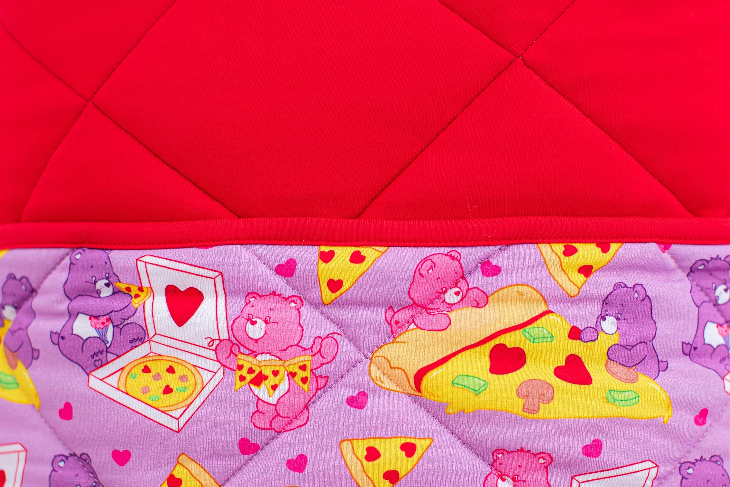 Care Bears™ Pizza Valentine Toddler Birdie Quilt