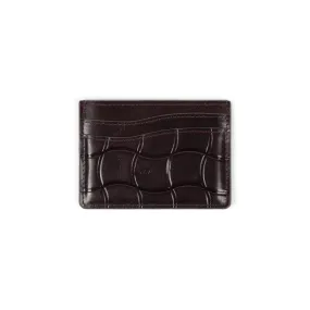 Classic Quilted Cardholder - Burgundy