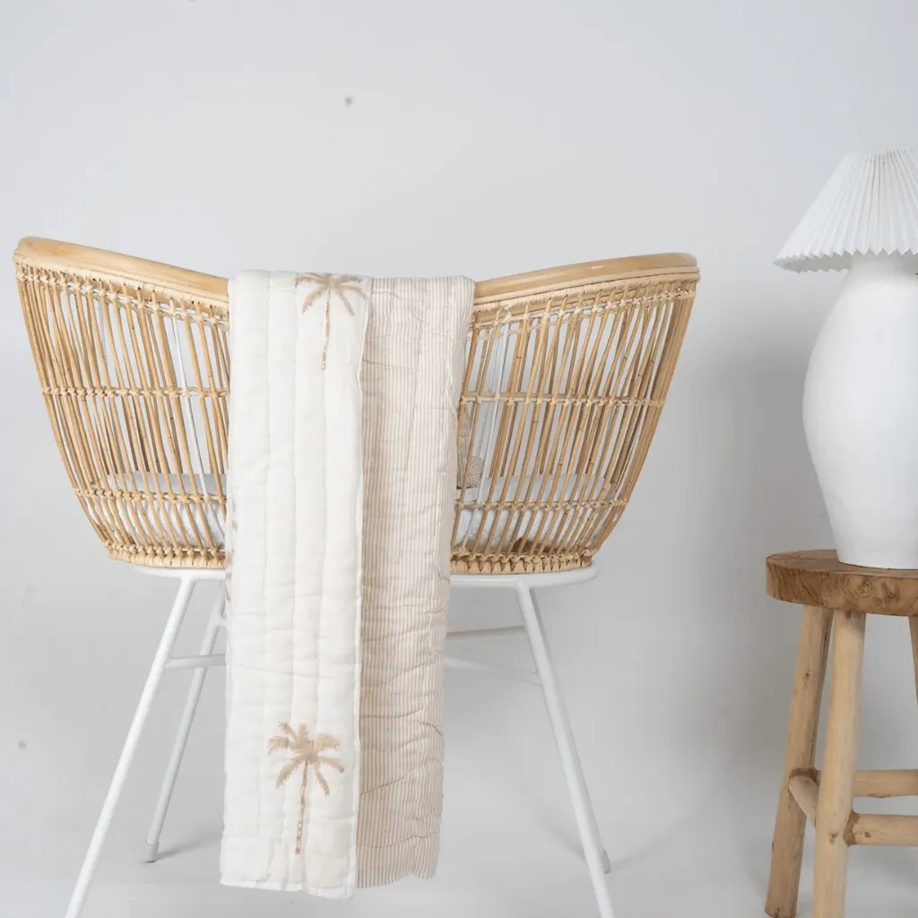 Cot quilt - cotton filled