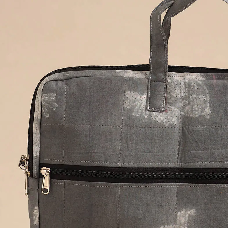 Handmade Quilted Cotton Laptop Bag 09