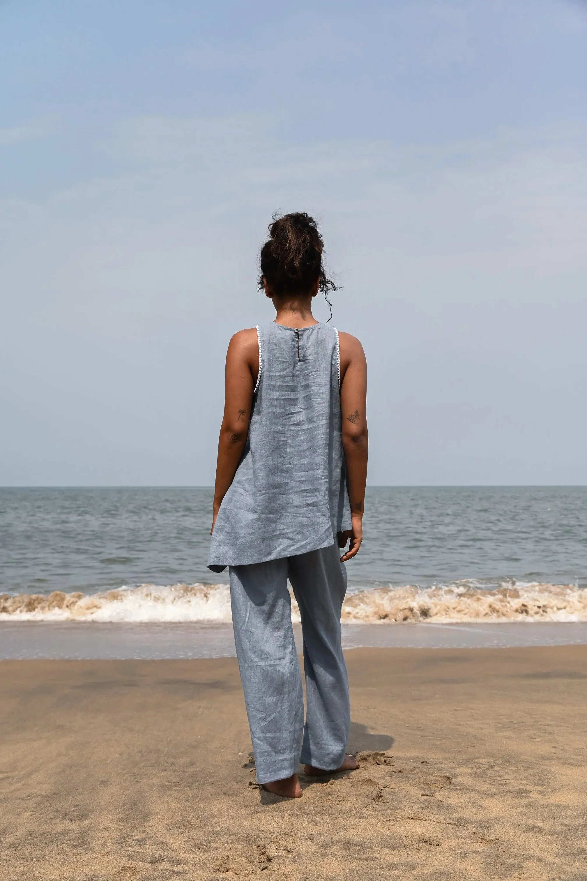 Lauren halter asymmetrical top