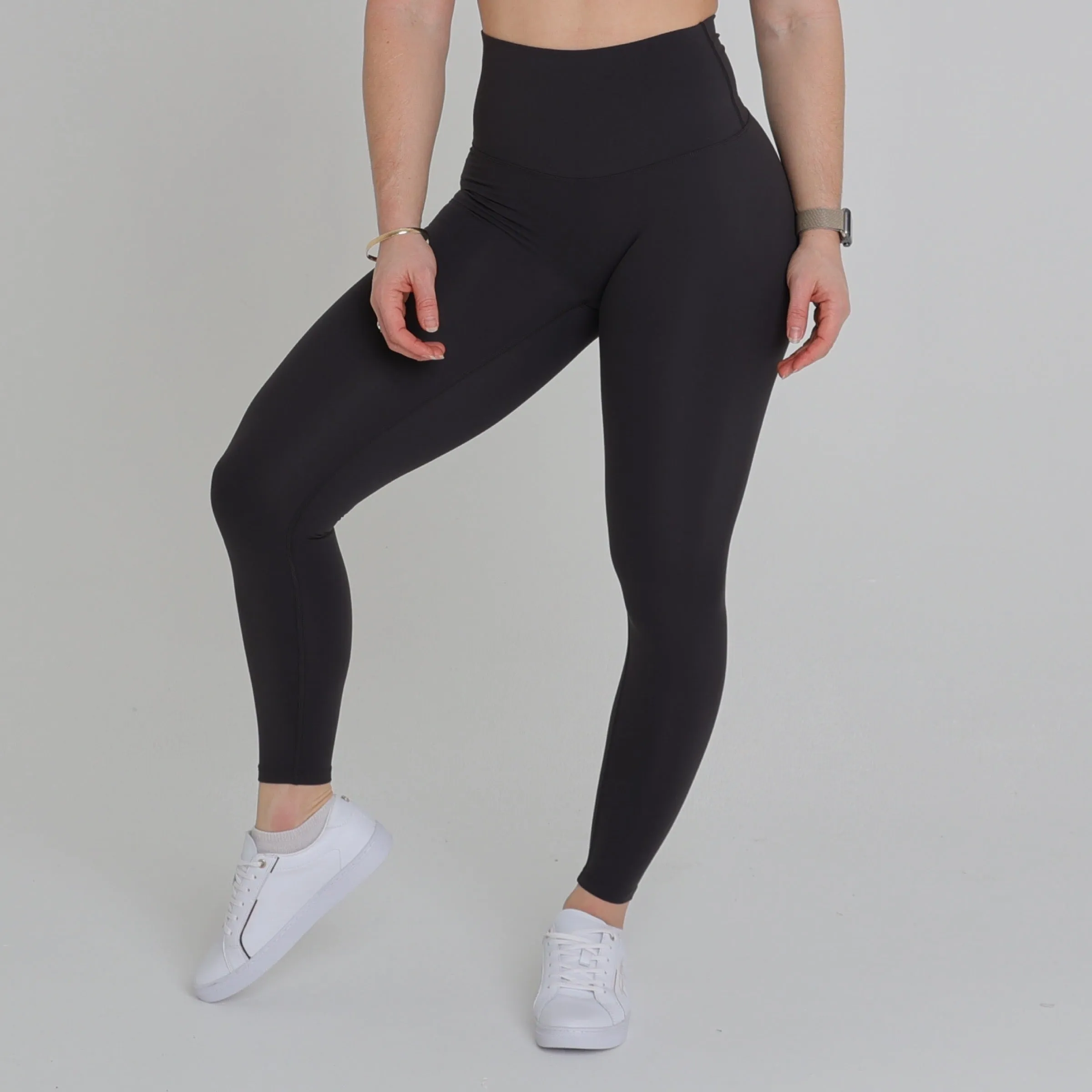 LUNA TIGHTS (HIGHER WAIST) - DARK GREY