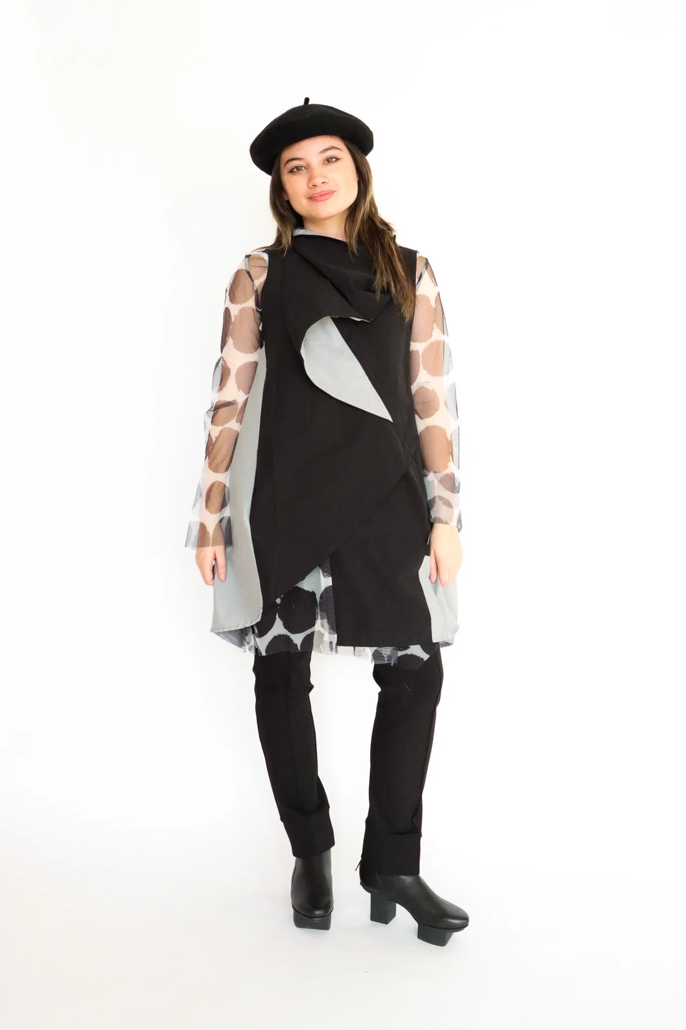 LUUKAA Cowl Vest/Tunic