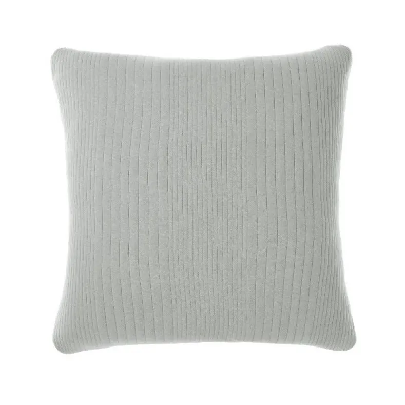 Osmond Smoke Square Filled cushion by Linen House
