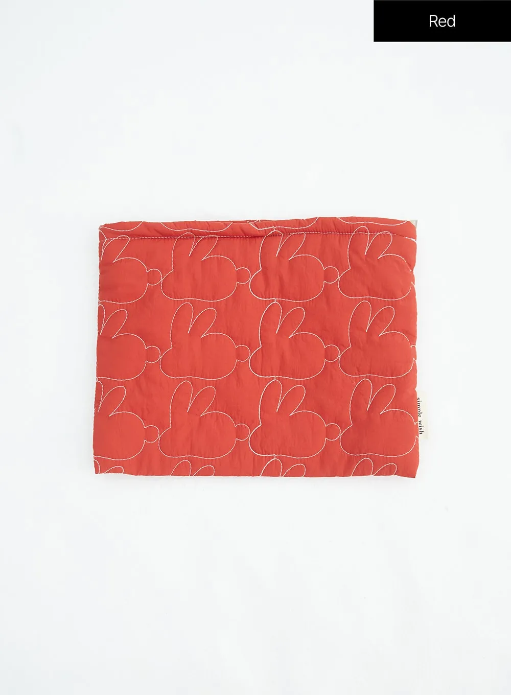 Rabbit Quilted Pouch IN317