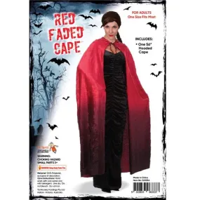 Red Faded Cape