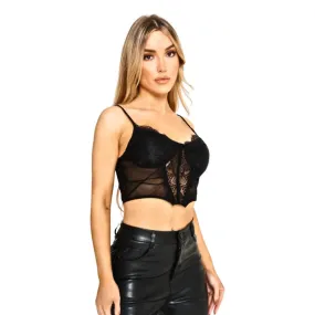 See Through Mesh Top