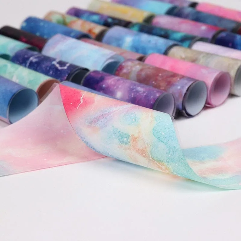 Starry Sky Nail Transfer Foil 30pcs